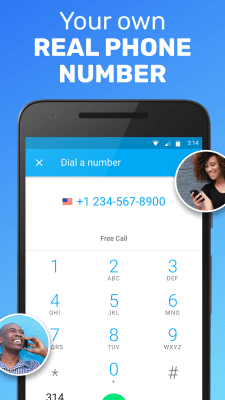 Screenshot of the application Text Me!  Free Texting & Call - #2