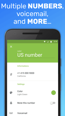 Screenshot of the application Text Me!  Free Texting & Call - #5
