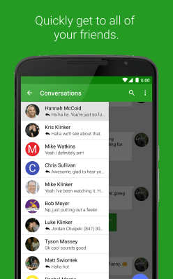 Screenshot of the application EvolveSMS - #2