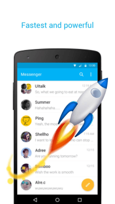 Screenshot of the application ZERO message (SMS) - #2