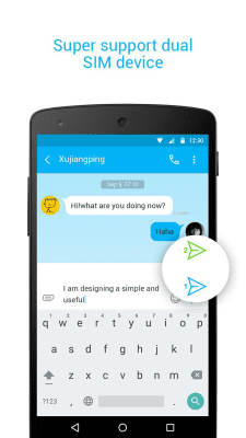Screenshot of the application ZERO message (SMS) - #4