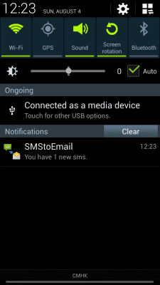 Screenshot of the application Auto SMS to Email - #2