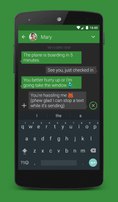 Screenshot of the application Textra SMS - #6