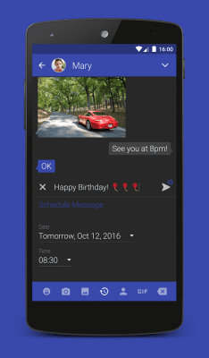 Screenshot of the application Textra SMS - #7