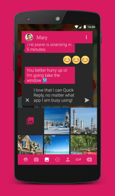 Screenshot of the application Textra SMS - #8