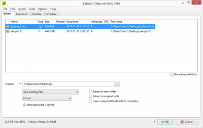 Screenshot of the application PeaZip Portable - #3