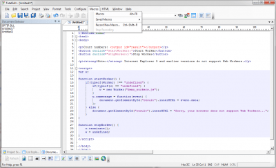 Screenshot of the application TotalEdit Free - #2