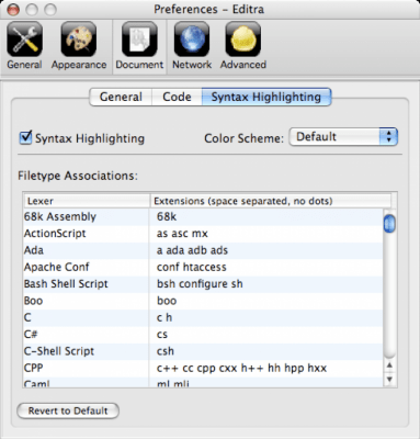 Screenshot of the application Editra - #3