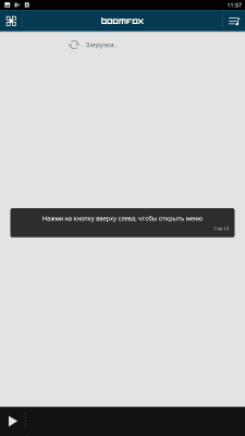 Screenshot of the application Boomfox Player - #6