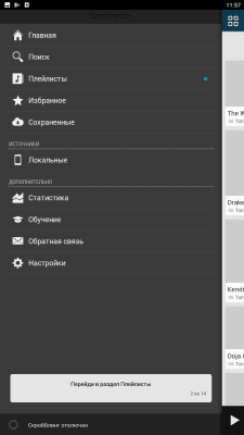 Screenshot of the application Boomfox Player - #7
