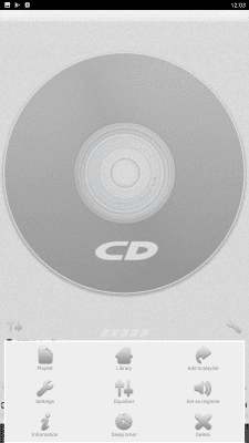 Screenshot of the application Xplay music player - #2