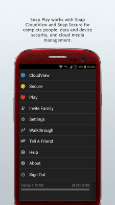 Screenshot of the application Snap Play - #5