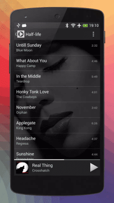 Screenshot of the application P-Media music player - #4