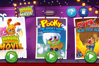 Screenshot of the application Moshi Monsters Music - #2