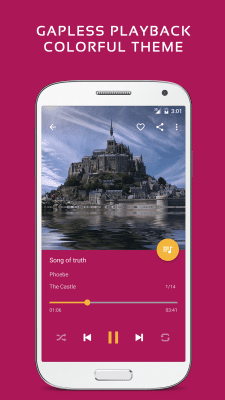 Screenshot of the application Pulsar Music Player - #2