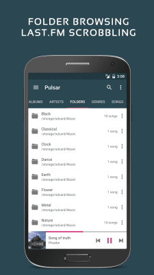 Screenshot of the application Pulsar Music Player - #5