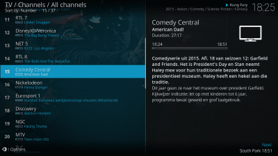 Screenshot of the application Kodi - #2