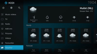 Screenshot of the application Kodi - #3