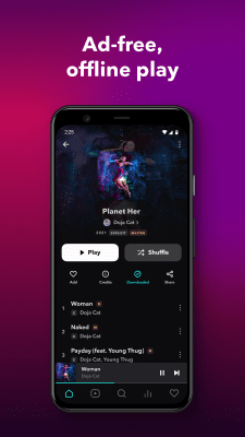 Screenshot of the application TIDAL Music - #3