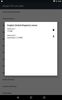 Screenshot of the application Google Speech Synthesizer - #8