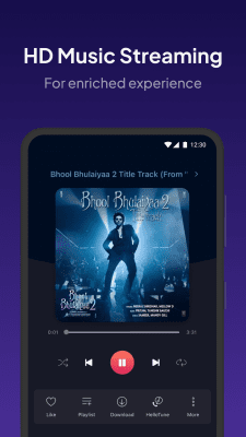 Screenshot of the application Wynk Music - #2