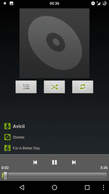 Screenshot of the application AOSP Music+ - #2