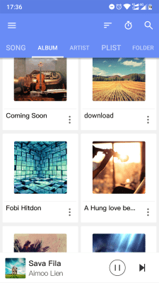 Screenshot of the application Mp3 Music Player - #2