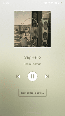 Screenshot of the application Mp3 Music Player - #7