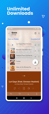 Screenshot of the application Hungama Music: Bollywood Songs - #6