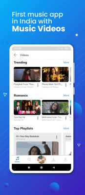 Screenshot of the application Hungama Music: Bollywood Songs - #7