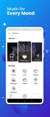 Screenshot of the application Hungama Music: Bollywood Songs - #8