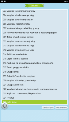 Screenshot of the application Crowd Sounds - #2