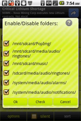 Screenshot of the application Mp3 Ringtones Picker - #4
