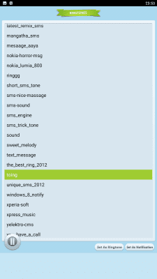 Screenshot of the application Cheerful ringtones for texting - #2