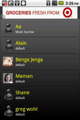 Screenshot of the application Sms Ringtones - #2