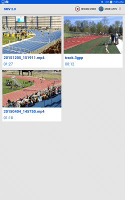 Screenshot of the application Time Lapse Video 2.0 - #7
