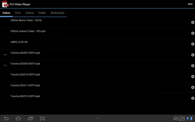 Screenshot of the application FLV Video Player - #9