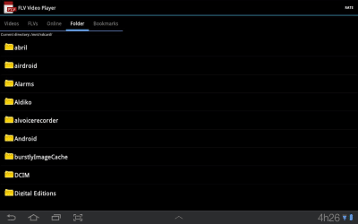 Screenshot of the application FLV Video Player - #12