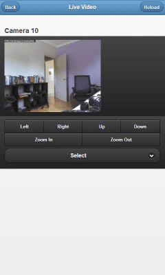 Screenshot of the application iSpyConnect - #2