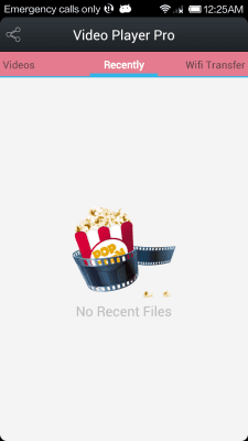 Screenshot of the application Video Player Pro for Android - #6
