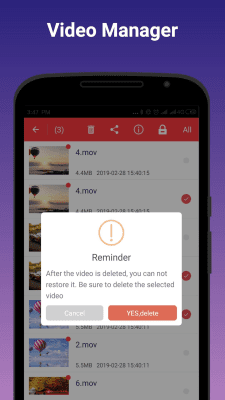 Screenshot of the application Video Player Perfect - #6