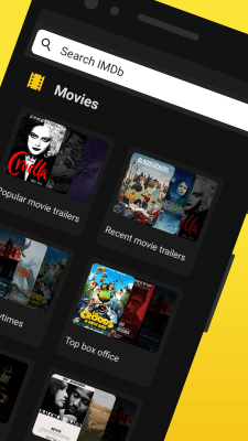 Screenshot of the application IMDb Movies & TV - #2
