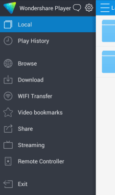 Screenshot of the application Wondershare Player - #2