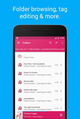 Screenshot of the application Shuttle Music Player - #4