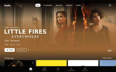 Screenshot of the application Hulu: Stream TV, Movies & more - #6
