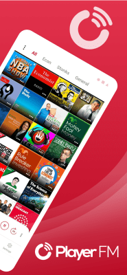 Screenshot of the application Player FM - #2