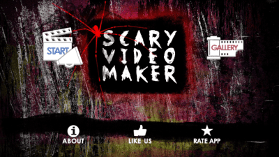 Screenshot of the application Scary Video Maker - #1