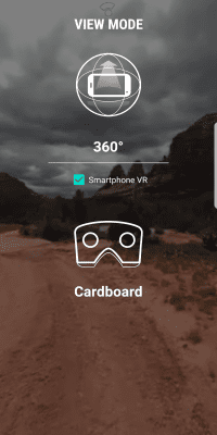 Screenshot of the application Garmin VIRB - #3