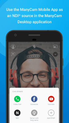 Screenshot of the application ManyCam - #3