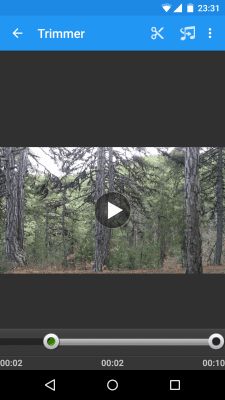 Screenshot of the application VidTrim - Video Trimmer - #2